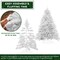 Casafield Spruce Artificial Holiday Christmas Tree with Sturdy Metal Stand